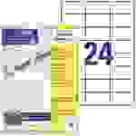 Avery-Zweckform 3474-200 Universal-Etiketten 70 x 37 mm Papier Weiß 5280 St. Permanent haftend Farb