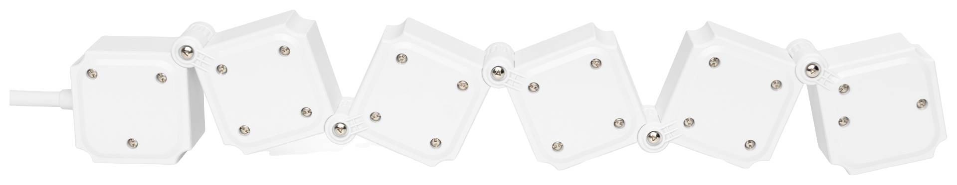 Digitus DA-70620 Steckdosenleiste mit Schalter Schwarz, Weiß 1 St.