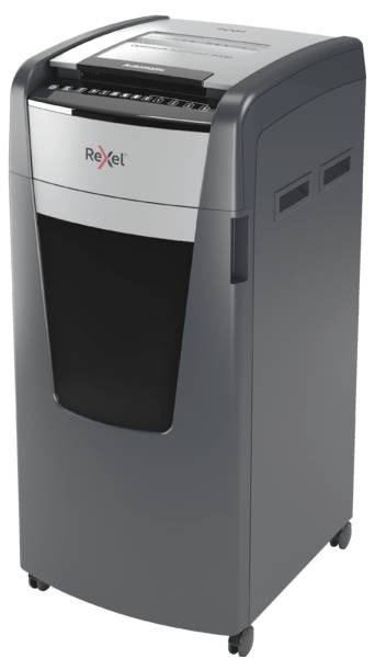 Rexel Optimum AutoFeed+ 600X Aktenvernichter 600 Blatt Mikroschnitt 4 x 36mm P-4 110l Vernichtet auch Büroklammern, Heftklammern