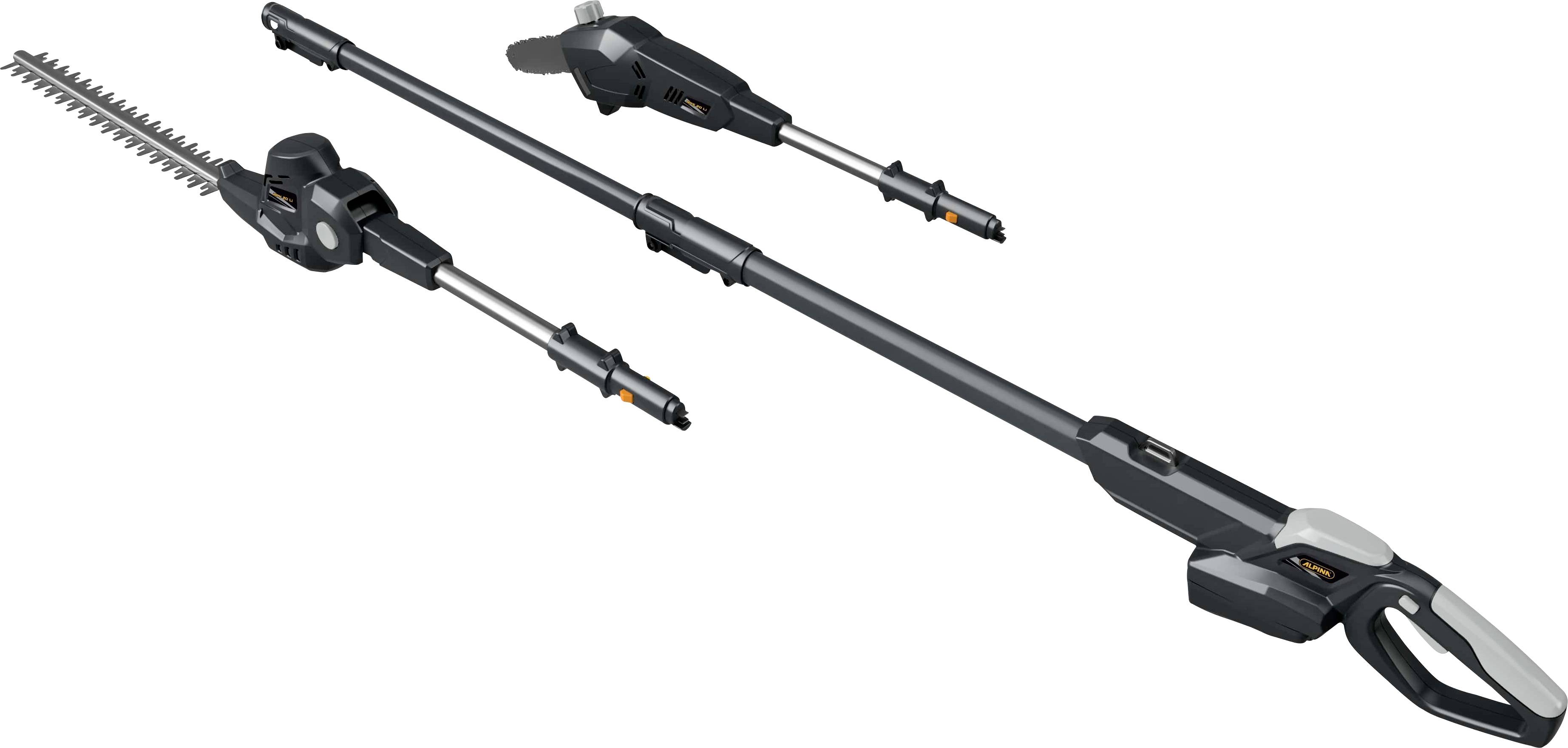 ALPINA Outdoor 271724104/A21 Akku Multitool, Hochentaster, Heckenschere AMT 20 Li 230 V Li-Ion