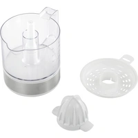 Zitruspresse 30W kabelgebunden, mit Entsafter Weiß, Transparent Zitruspresse 30W kabelgebunden, mit Entsafter Weiß, Transparent