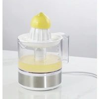 Zitruspresse 30W kabelgebunden, mit Entsafter Weiß, Transparent Zitruspresse 30W kabelgebunden, mit Entsafter Weiß, Transparent
