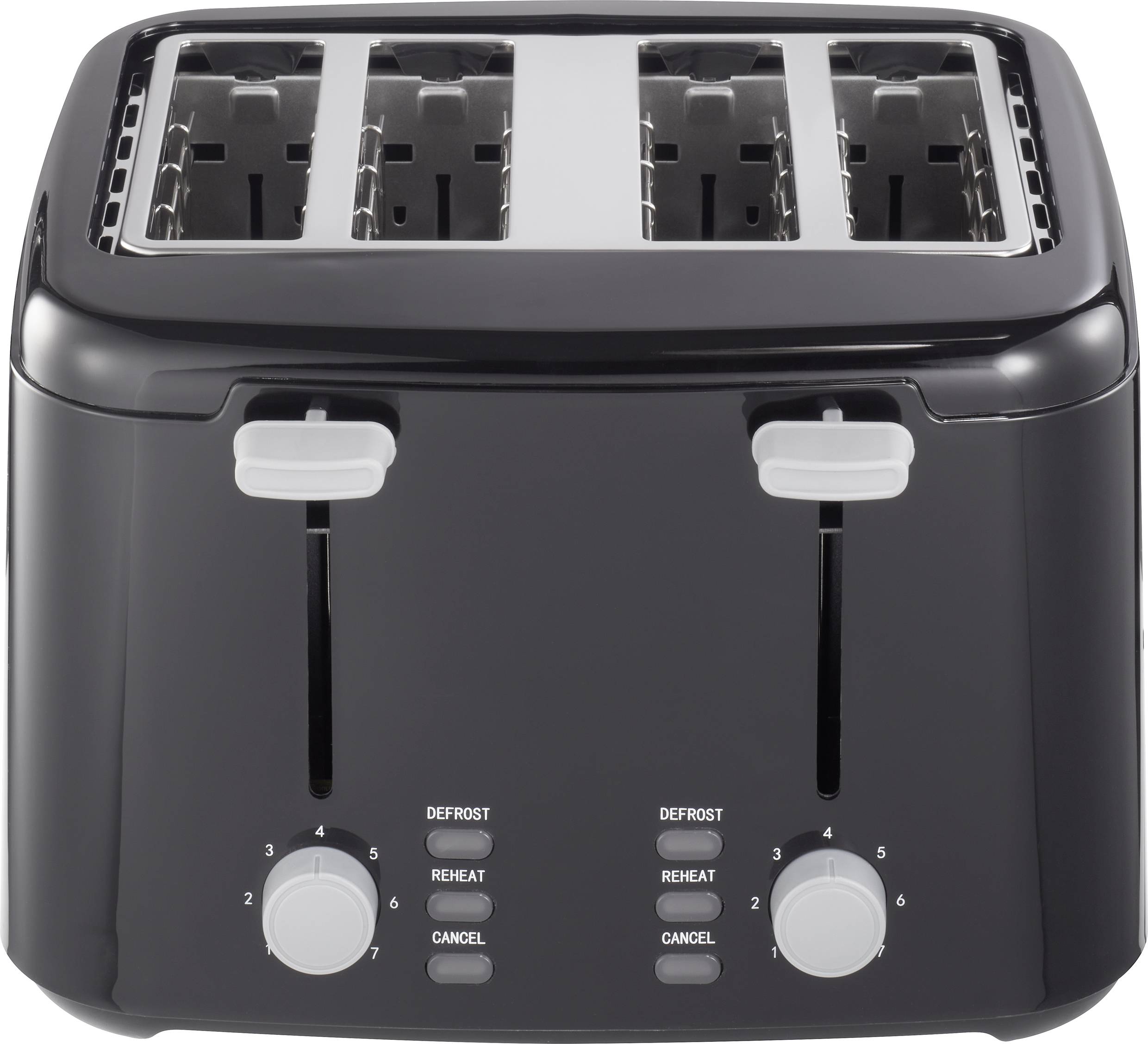 Toaster Toastfunktion Schwarz