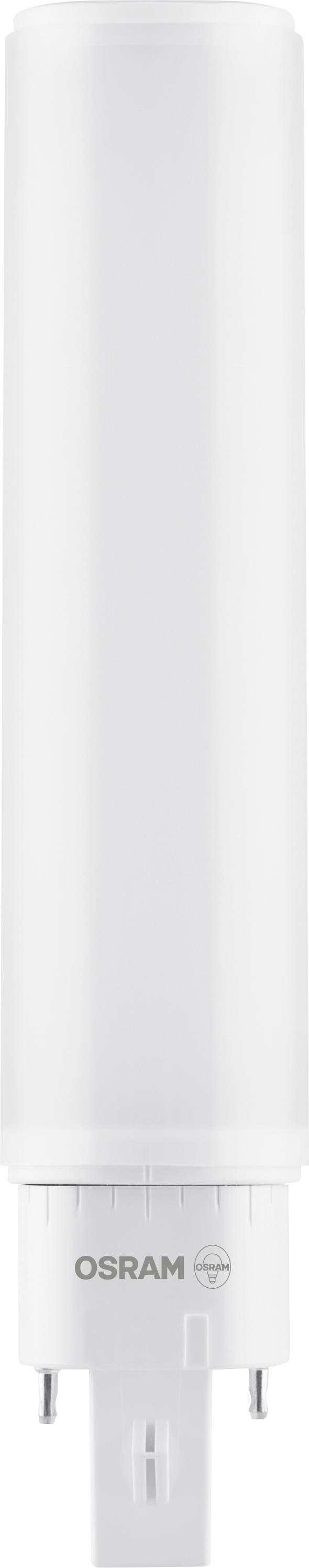 Eine matte Energiesparlampe mit der Aufschrift 'OSRAM' auf der Fassung. Geeignet für energiesparende Beleuchtung.
