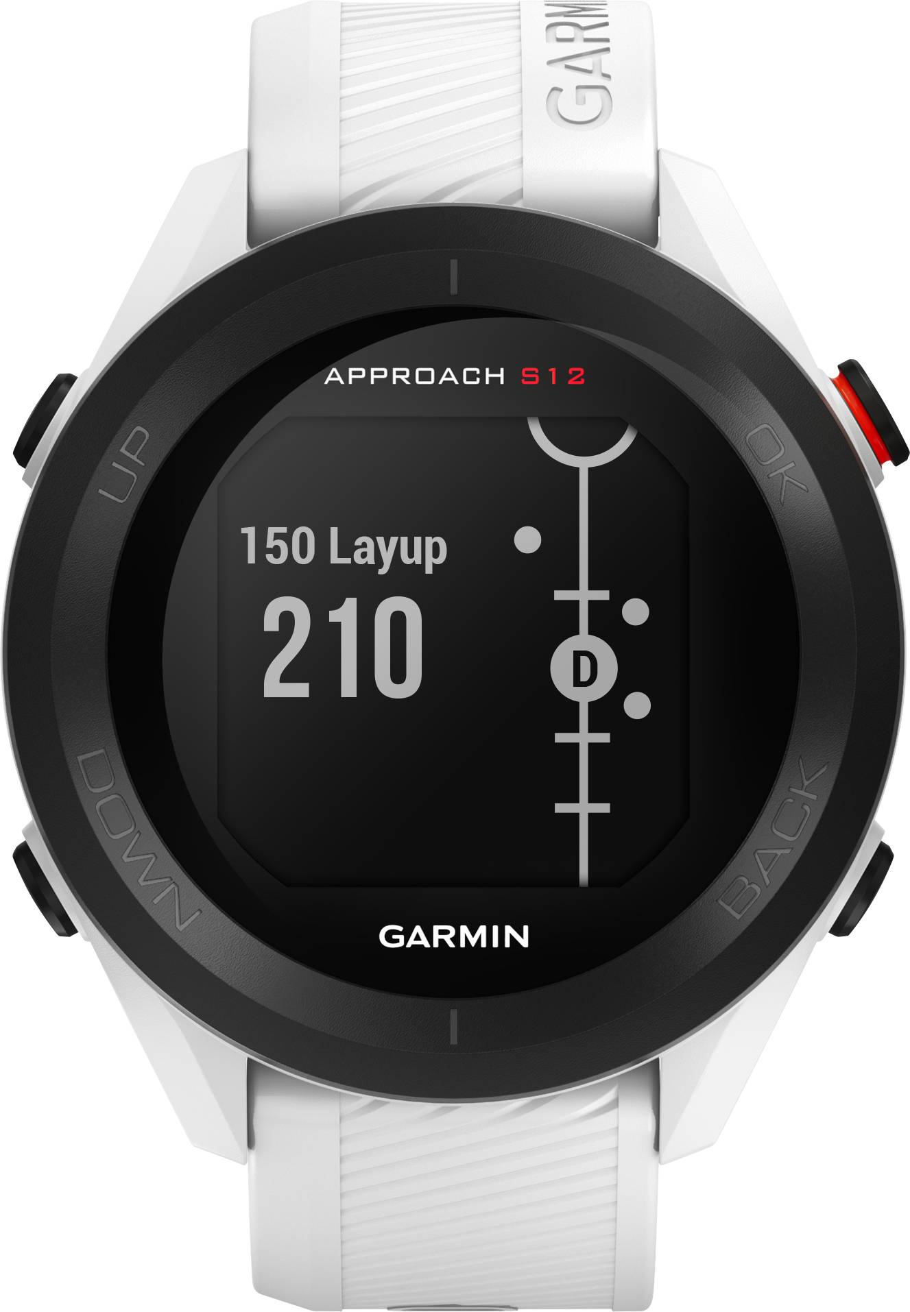 Garmin Approach S12 GPS-Golfuhr Weiß