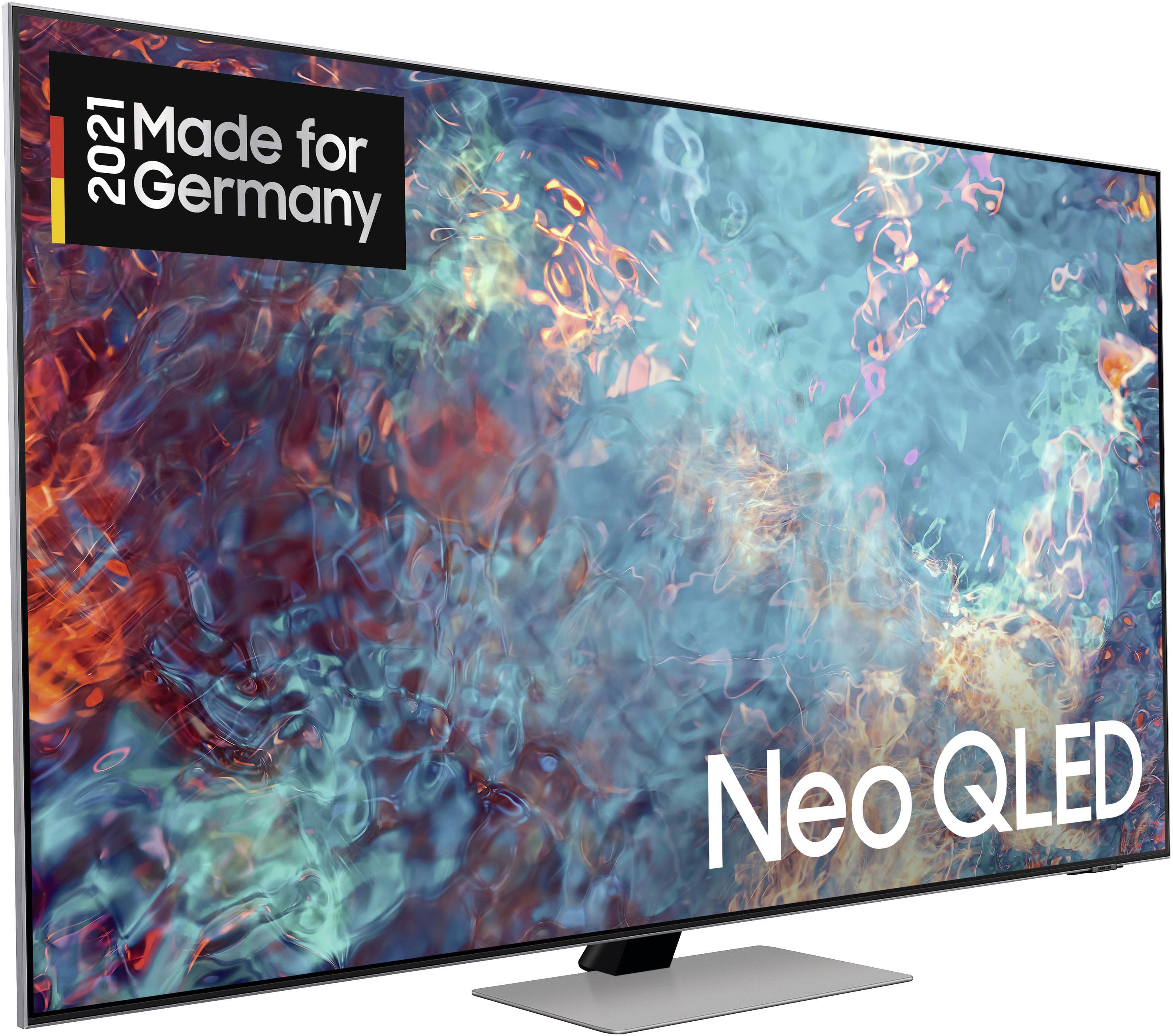 Samsung GQ85QN85A QLED-TV 214cm 85 Zoll EEK E (A - G) DVB-T2, DVB-C, DVB-S2, UHD, Smart TV, WLAN, PVR ready, CI+ Silber