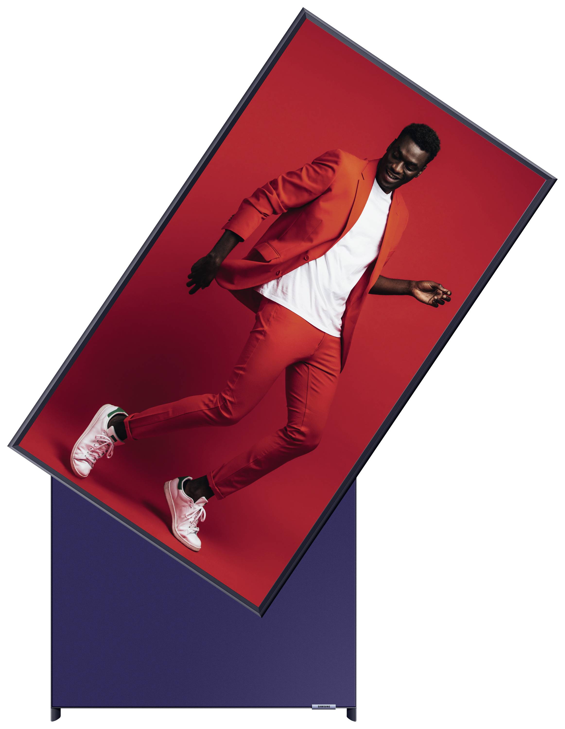 Samsung GQ43LS05T QLED-TV 108 cm 43 Zoll EEK G (A - G) DVB-T2 HD, DVB-C, DVB-S, UHD, Smart TV, WLAN, PVR ready, CI+ Navy-Blau