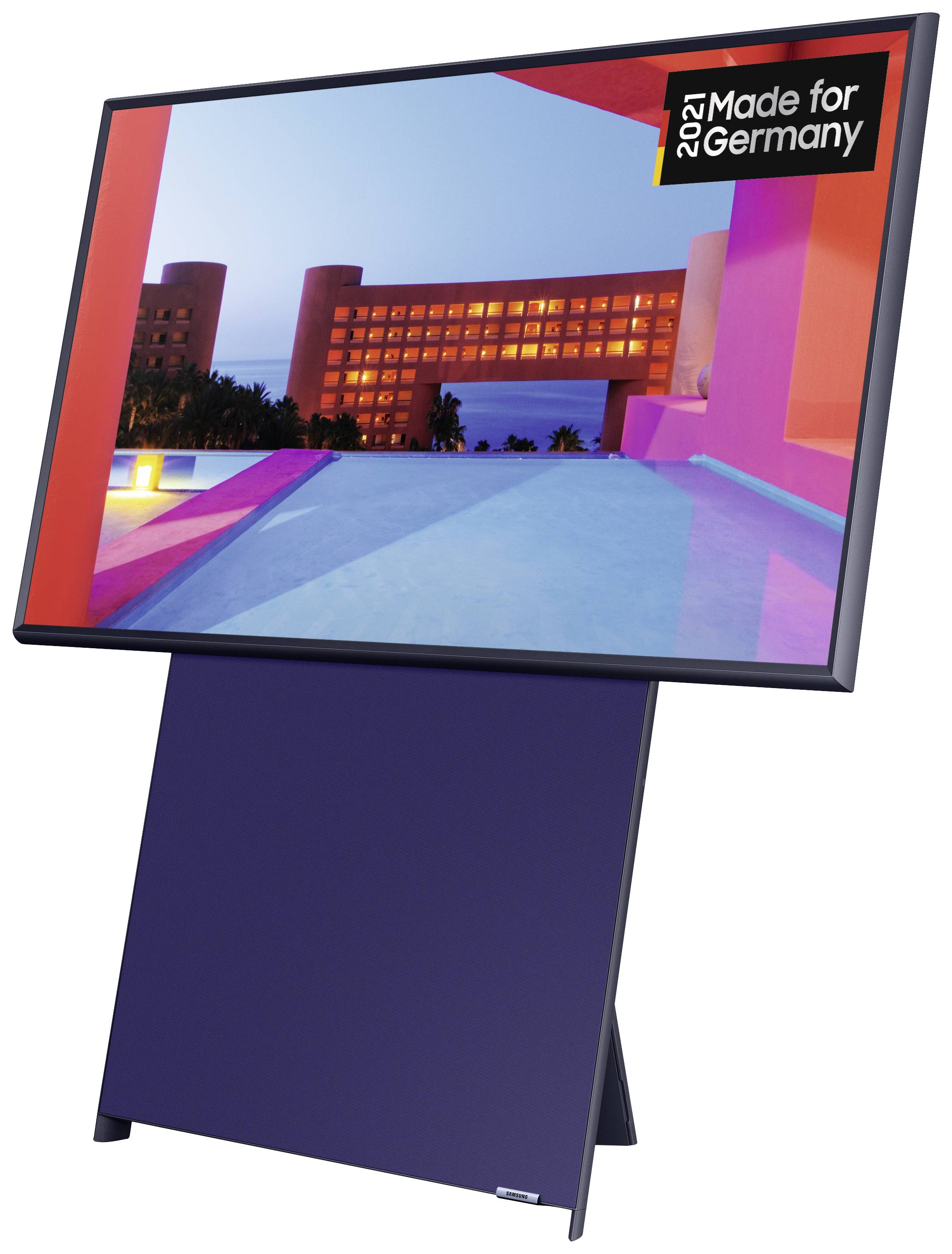 Samsung GQ43LS05T QLED-TV 108 cm 43 Zoll EEK G (A - G) DVB-T2 HD, DVB-C, DVB-S, UHD, Smart TV, WLAN, PVR ready, CI+ Navy-Blau