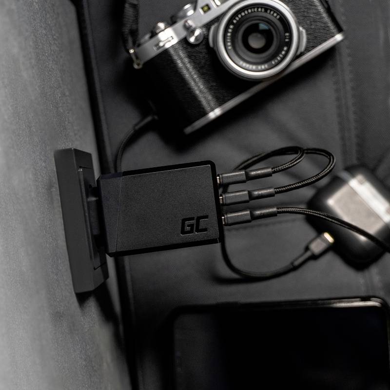 Green Cell ChargeSource 3 USB Ladegerät 30 W USB Schwarz Steckdose