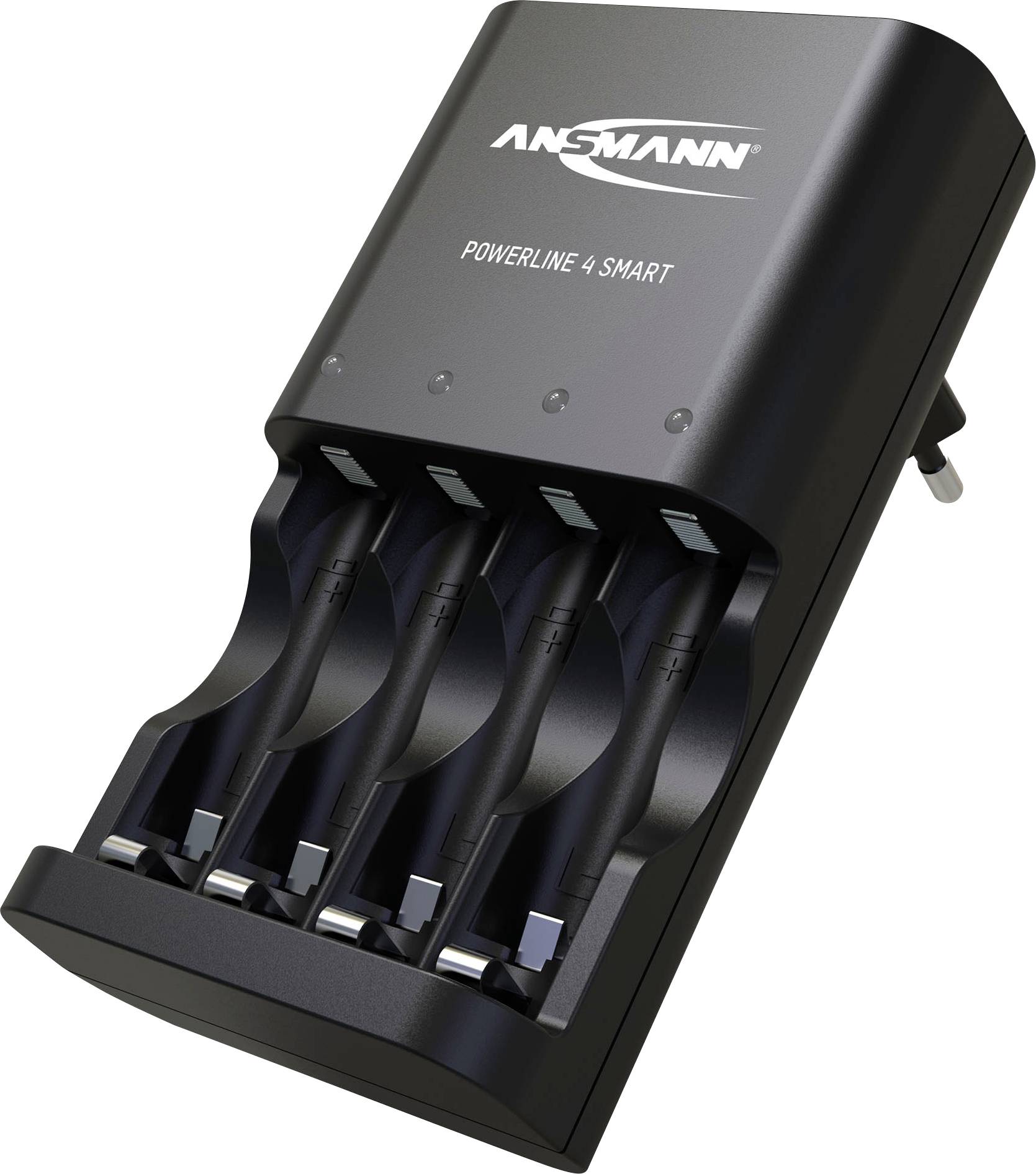 Ansmann Powerline 4 Smart Rundzellen-Ladegerät NiCd, NiMH Micro (AAA), Mignon (AA)