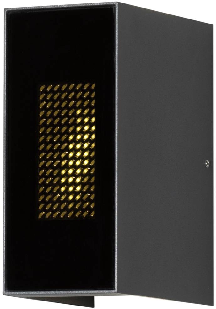 Konstsmide 7866-370 Außenwandleuchte, Wandleuchte EEK: G (A - G) 9W Anthrazit, Anthrazit (matt)