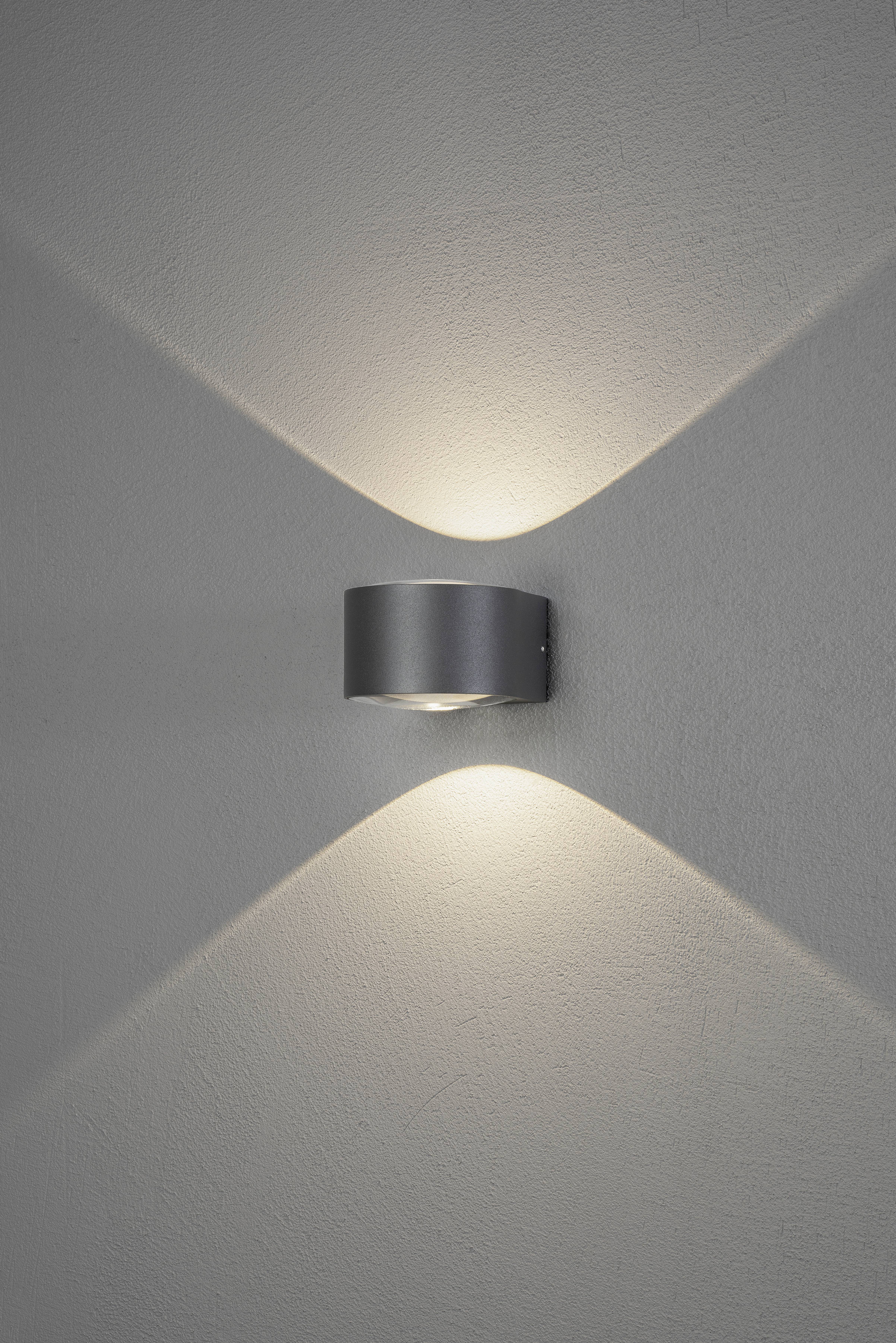 Konstsmide Gela 7882-370 Außenwandleuchte, Wandleuchte EEK: G (A - G) 12W Anthrazit