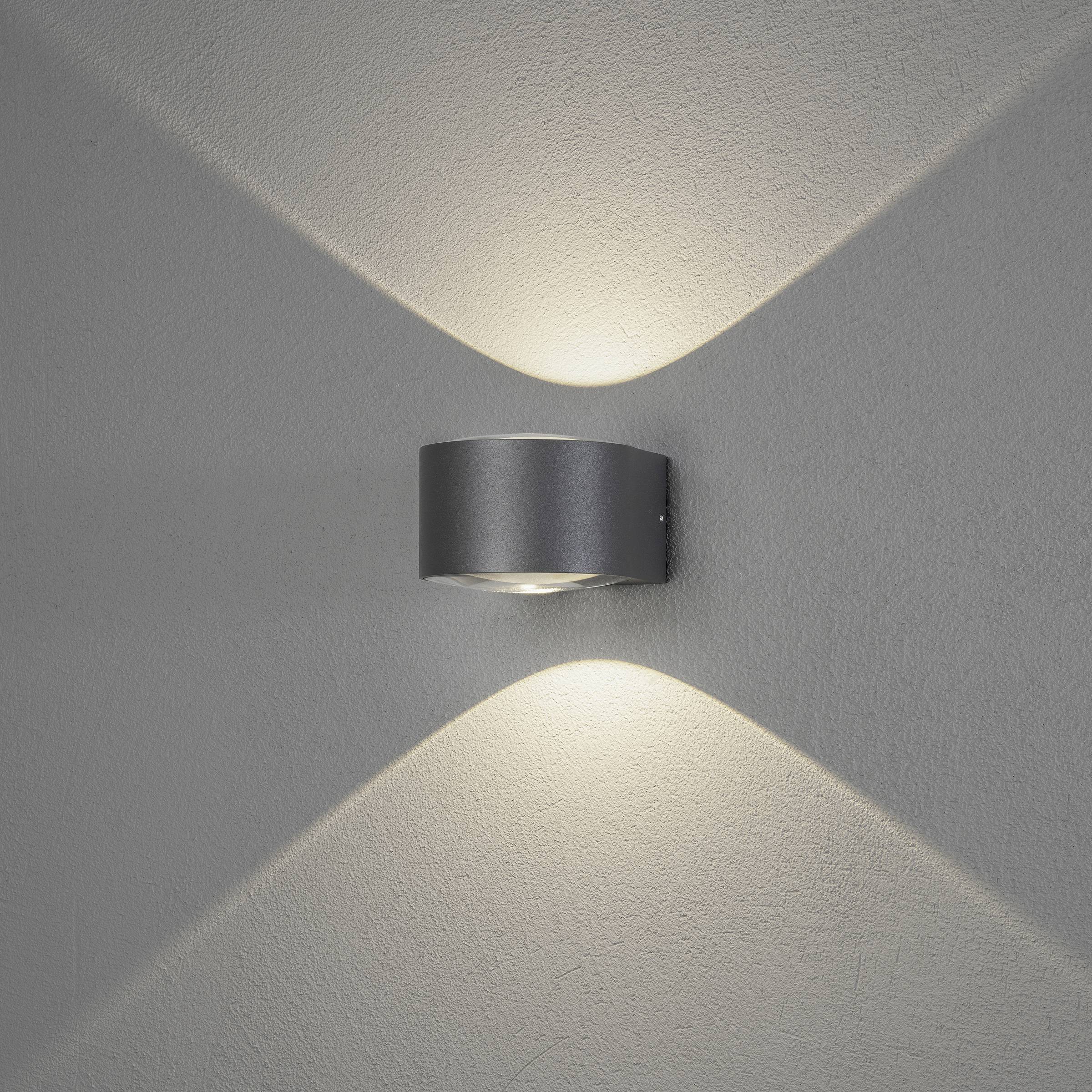 Konstsmide Gela 7882-370 Außenwandleuchte, Wandleuchte EEK: G (A - G) 12W Anthrazit