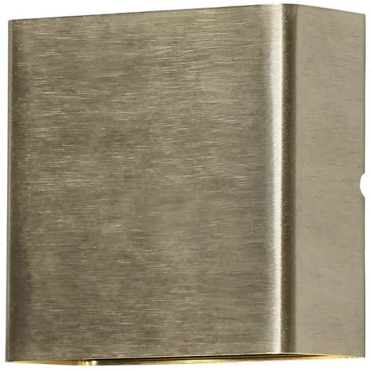 Konstsmide Chieri 2x2 7891-800 Außenwandleuchte, Wandleuchte EEK: F (A - G) 4W Messing (gebürstet)