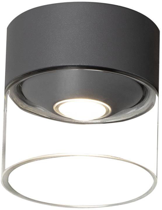 Konstsmide 7883-370 Varese Außendeckenleuchte LED 6W EEK: G (A - G) Anthrazit, Anthrazit (matt)