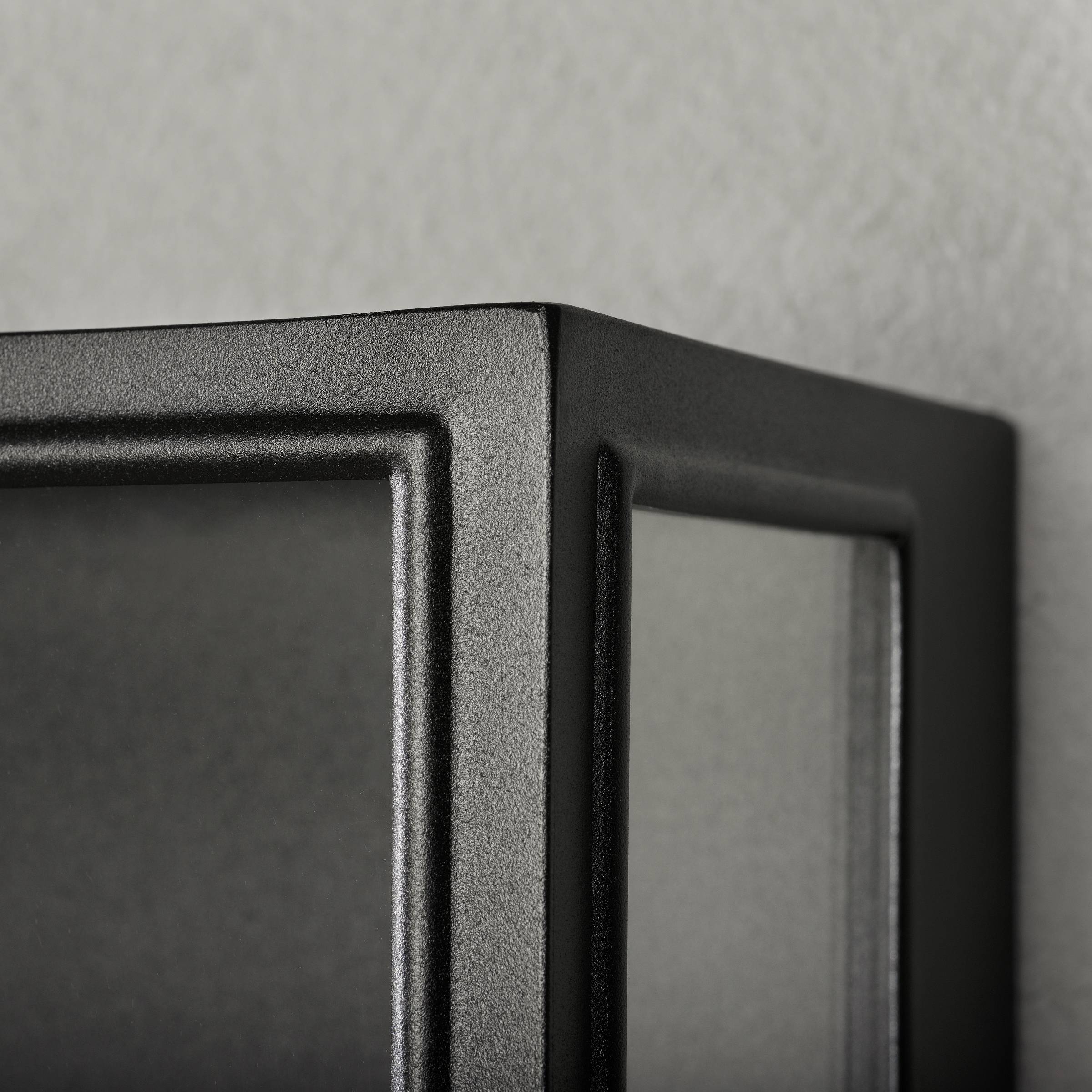 Konstsmide Carpi 7349-750 Außenwandleuchte, Wandleuchte Energiesparlampe, Glühlampe, LED E27 Schwarz