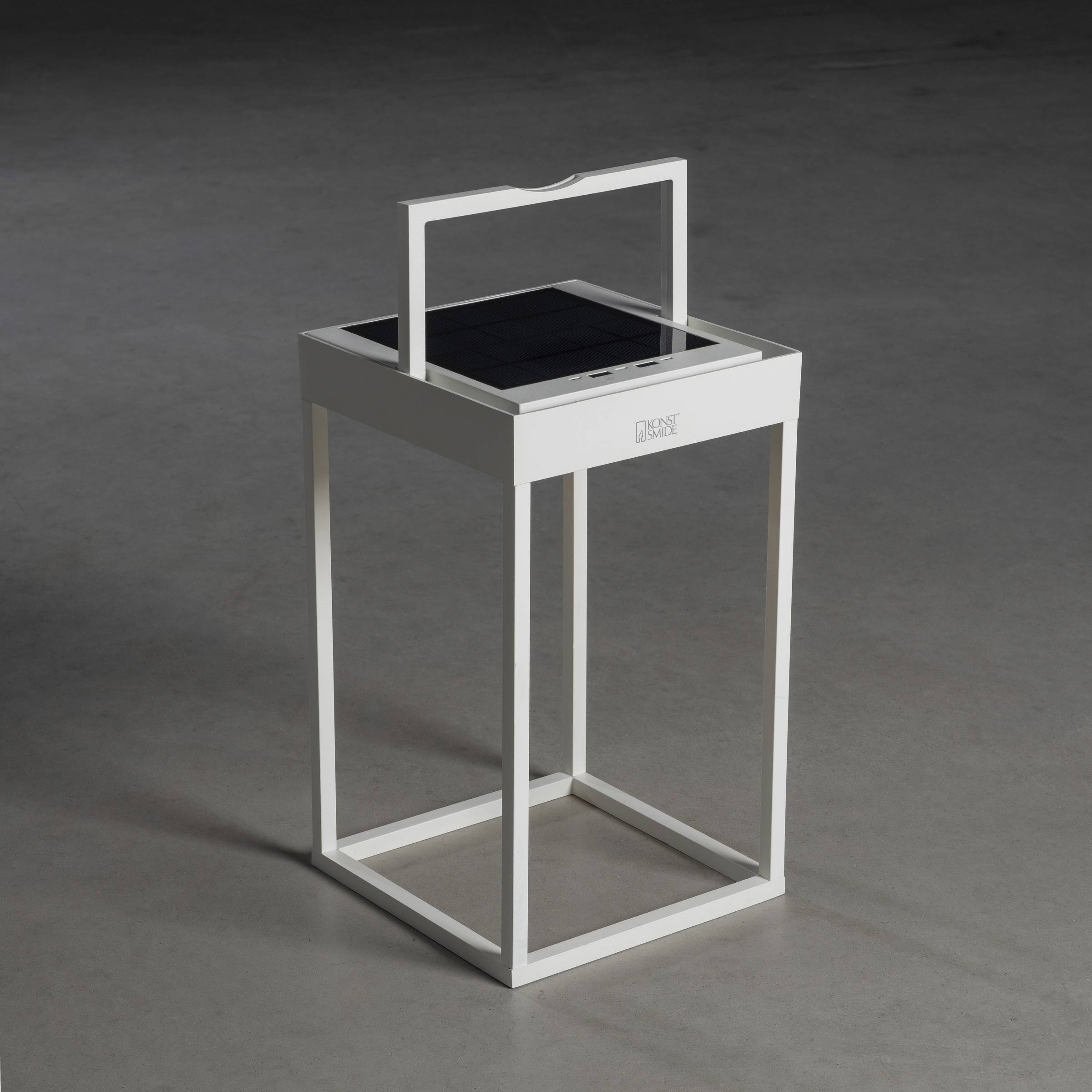 Konstsmide 7815-250 Portofino Solar-Dekoleuchte, USB-Leuchte LED LED fest eingebaut 3.7W Weiß