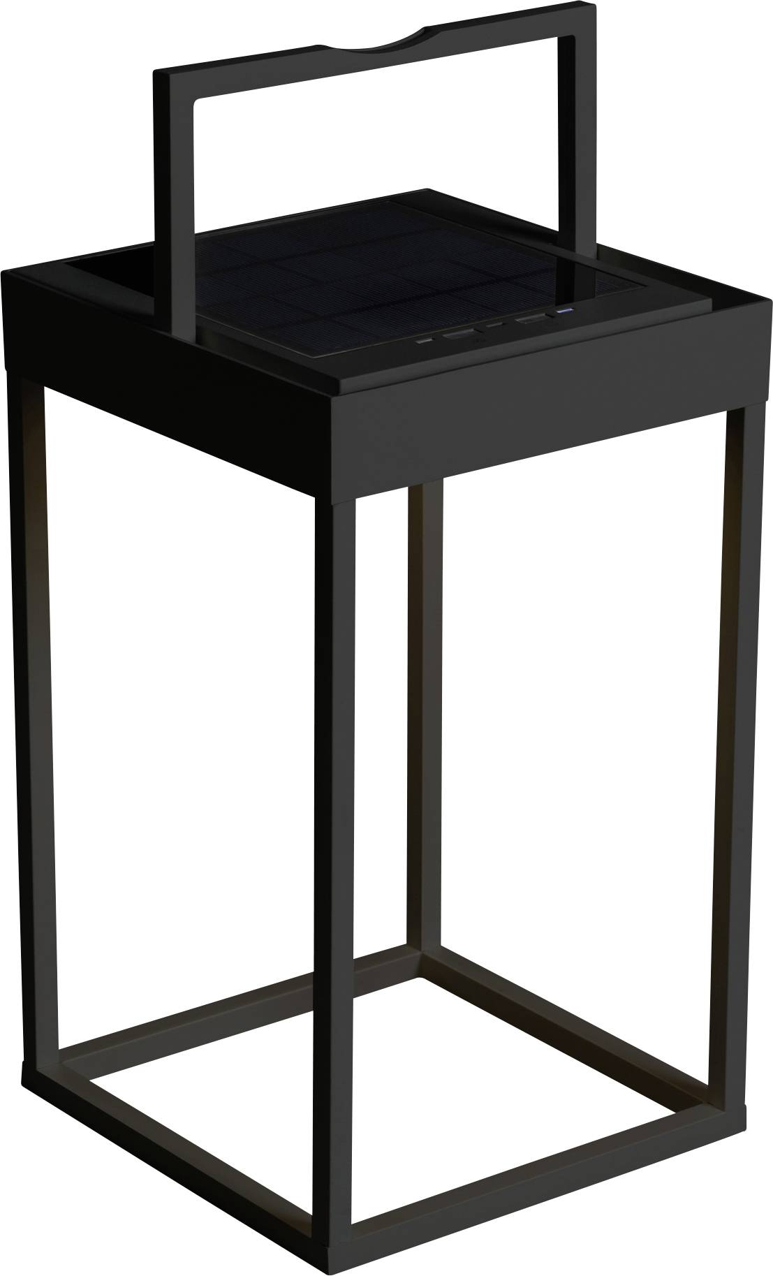 Konstsmide 7815-750 Portofino Solar-Dekoleuchte, USB-Leuchte LED LED fest eingebaut 3.7 W Schwarz