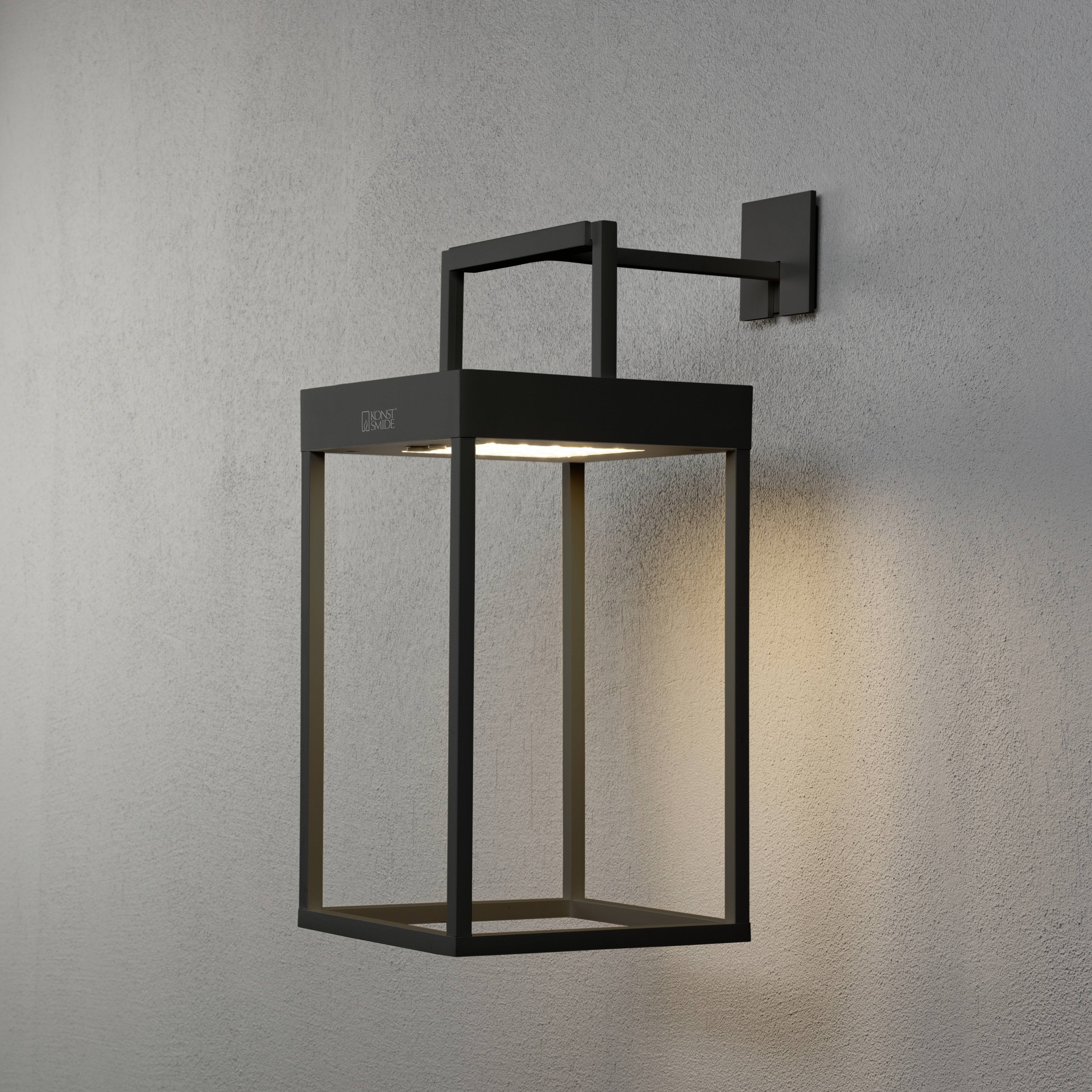 Konstsmide 7815-750 Portofino Solar-Dekoleuchte, USB-Leuchte LED LED fest eingebaut 3.7W Schwarz