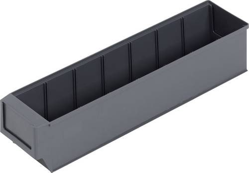 Alutec 66029 Sichtlagerkasten (L x B x H) 400 x 91 x 81 mm Dunkelgrau 1 St.