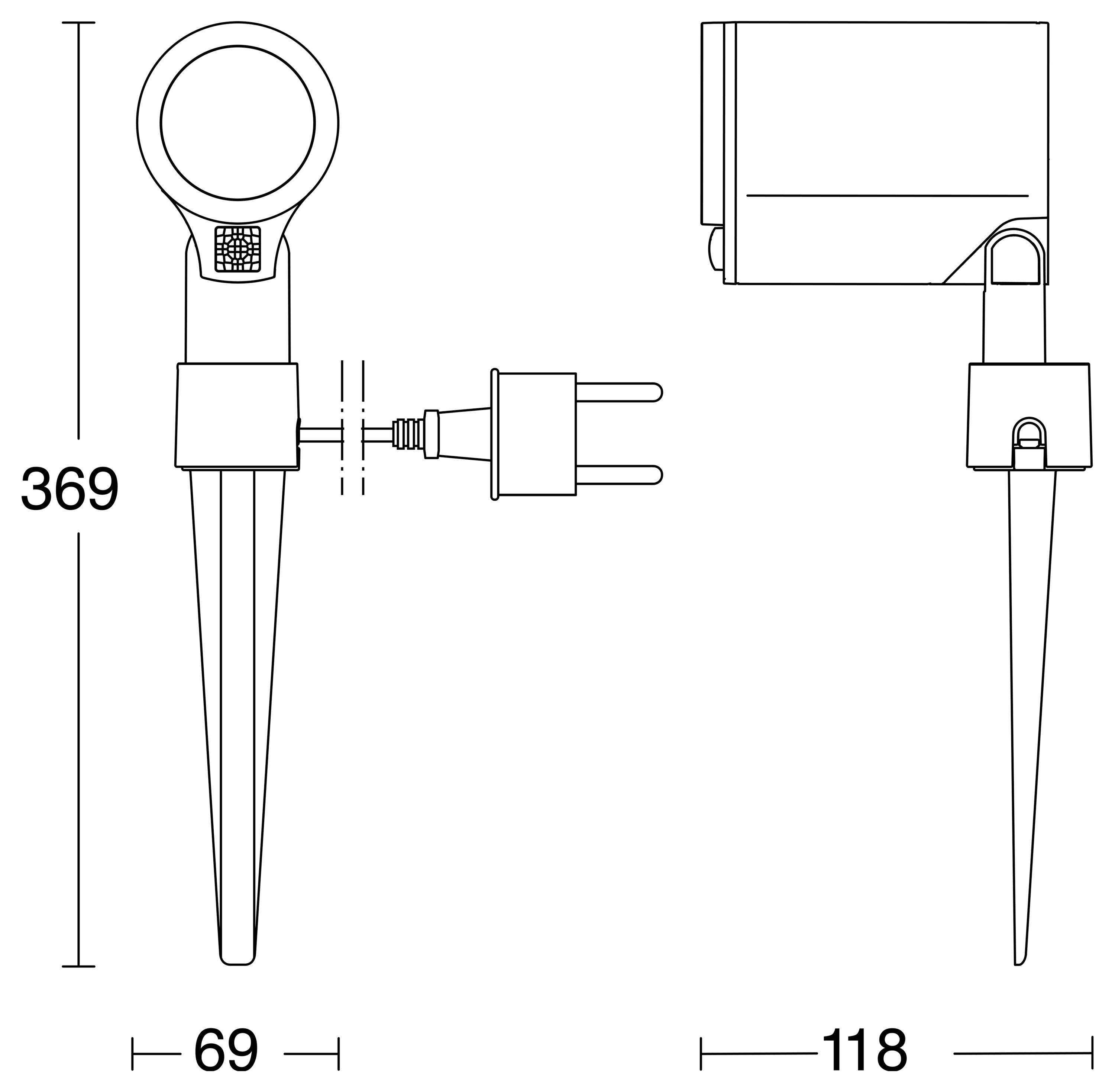 Steinel Spot Garden SC 058685 LED-Außenstrahler mit Bewegungsmelder EEK: F (A - G) 7.9 W Leuchtfarben: Warmweiß