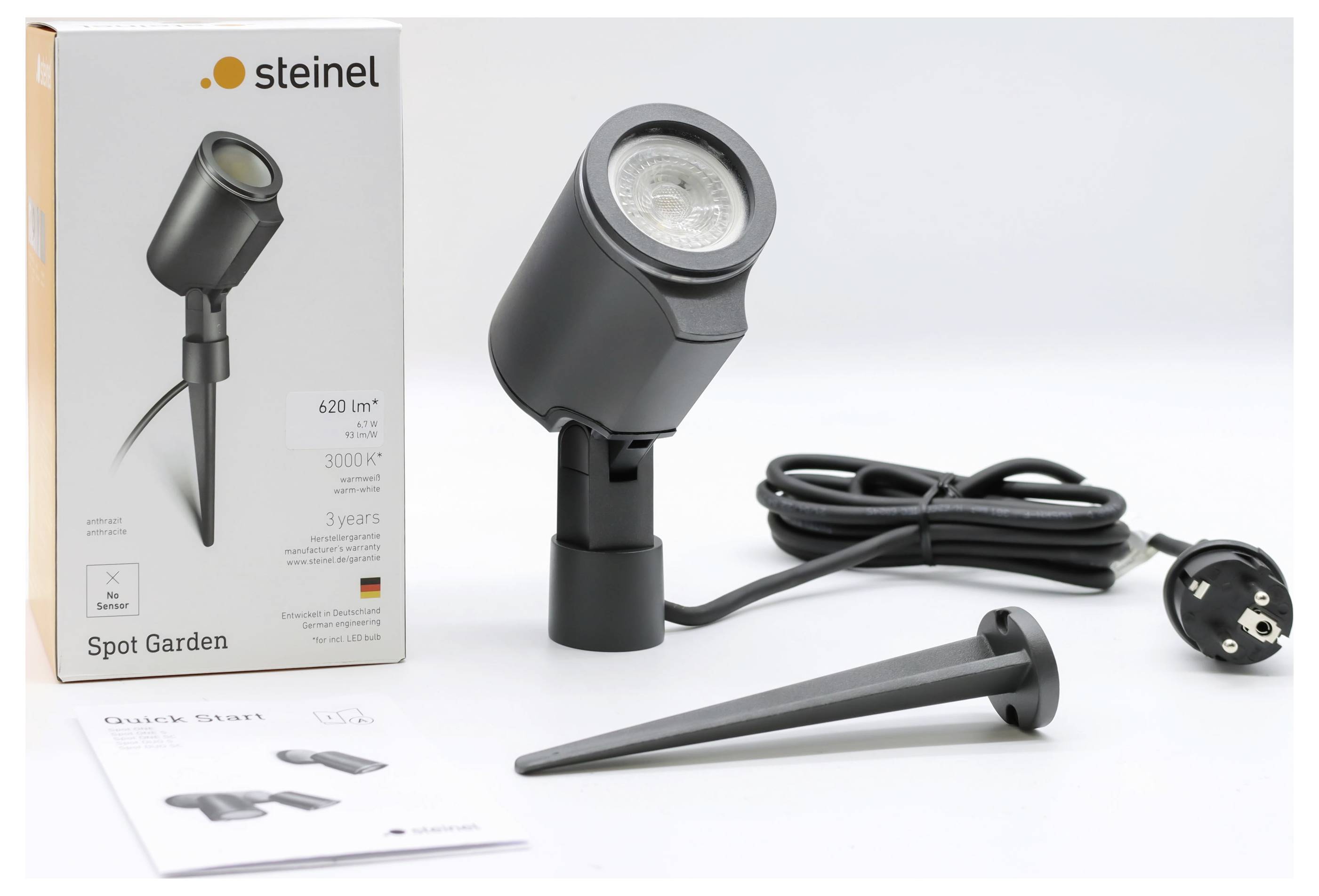 Steinel Spot Garden 068660 LED-Außenstrahler EEK: F (A - G) 6.7 W Leuchtfarben: Warmweiß