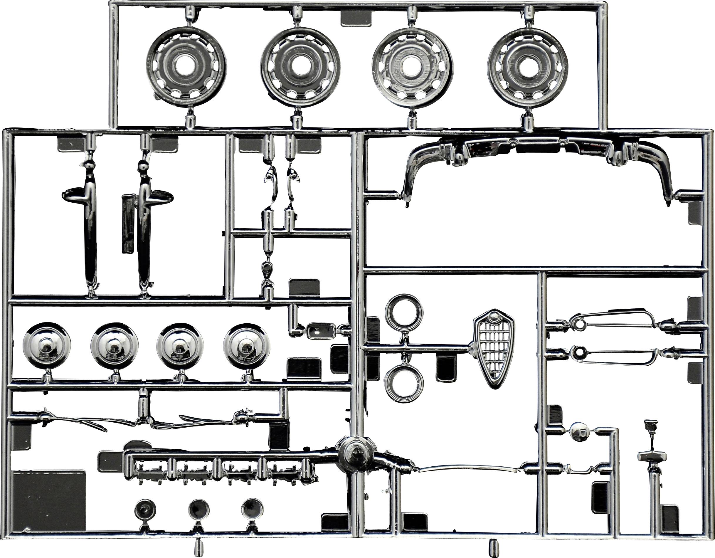 Italeri 3653 Alfa Romeo Giulietta Spider 1300 Automodell Bausatz 1:24