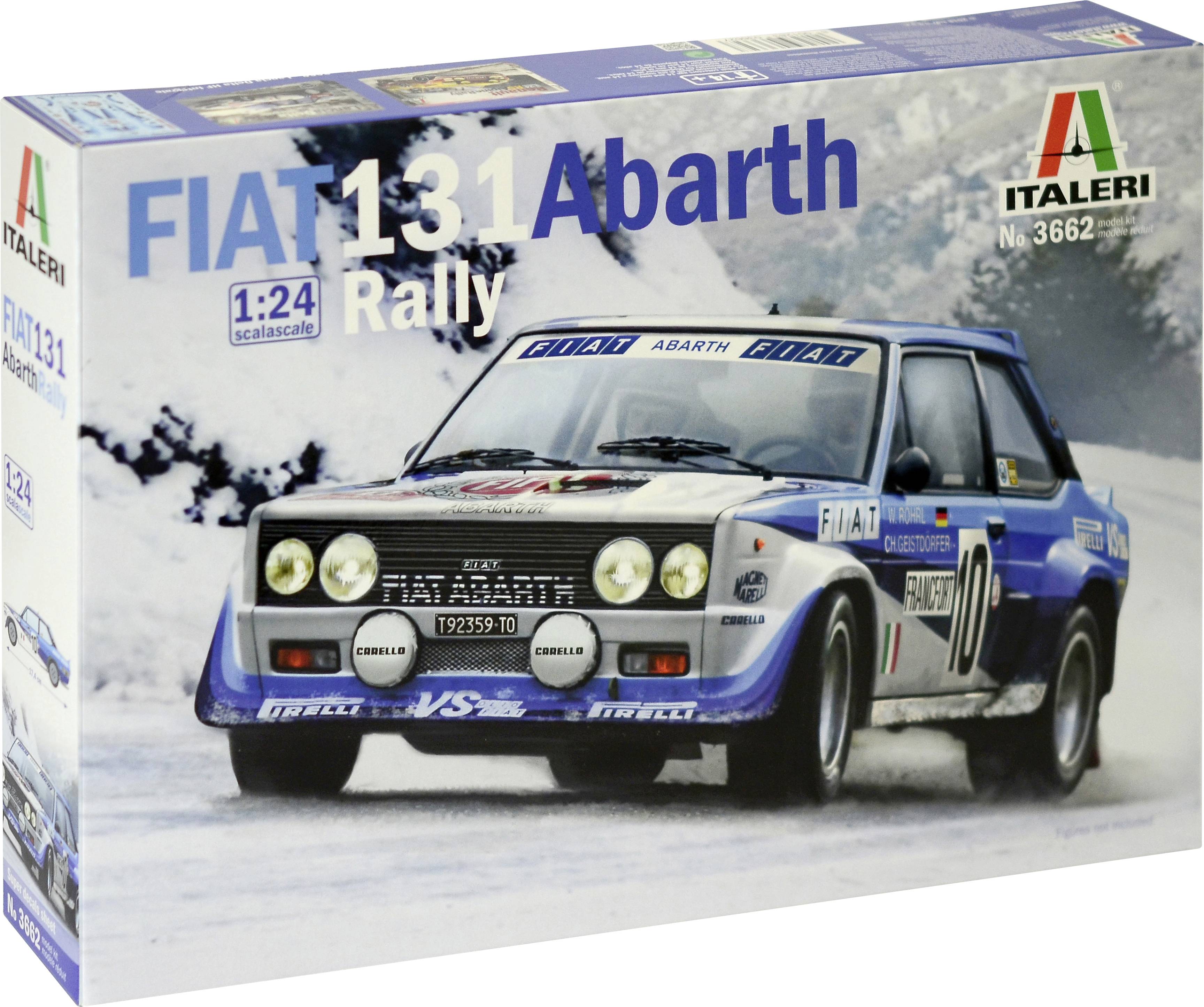 Italeri 3662 Fiat 131 Abarth Rally Automodell Bausatz 1:24