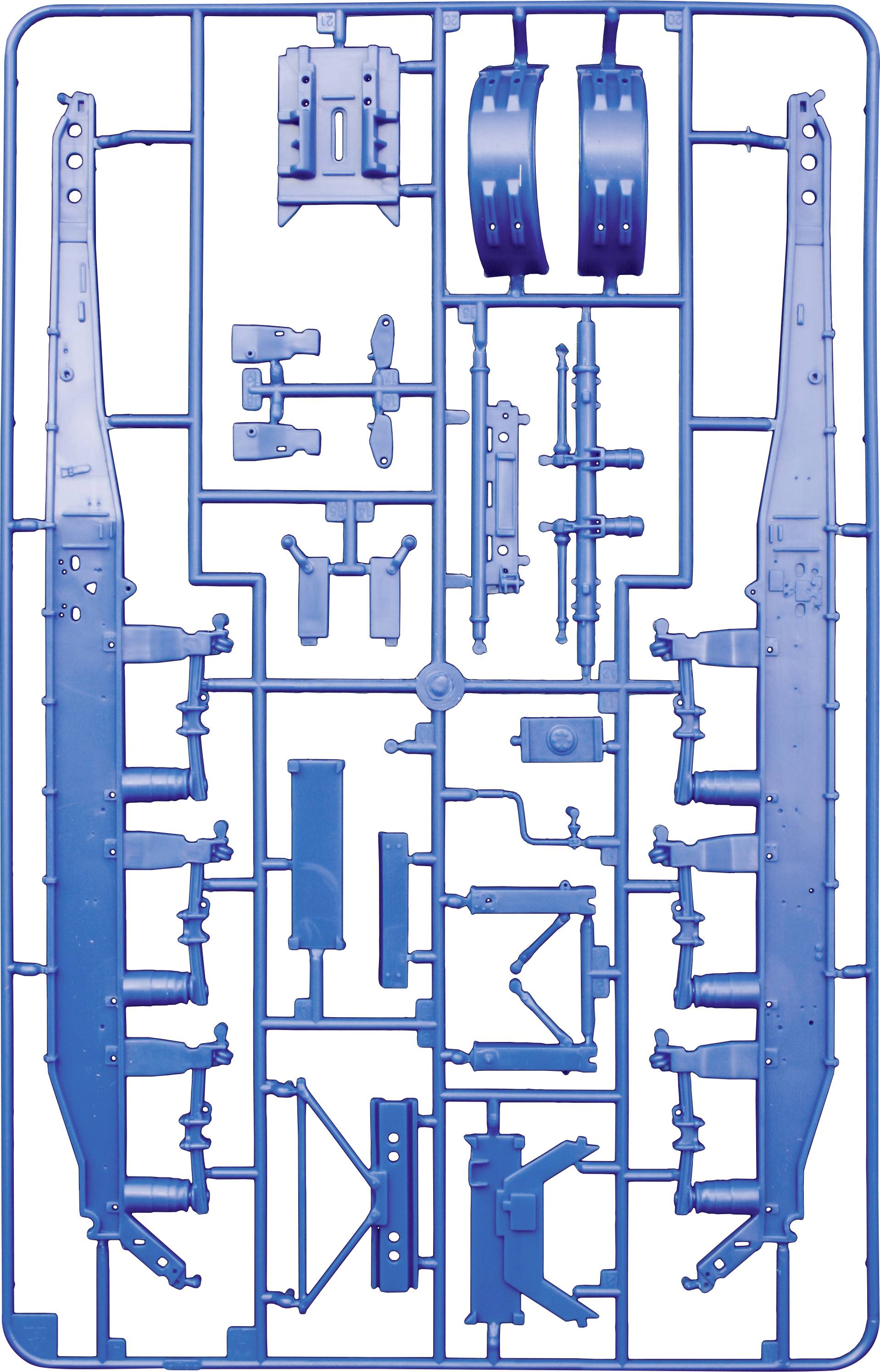 Italeri 3845 Muldenkipper-Anhänger Truckmodell Bausatz 1:24