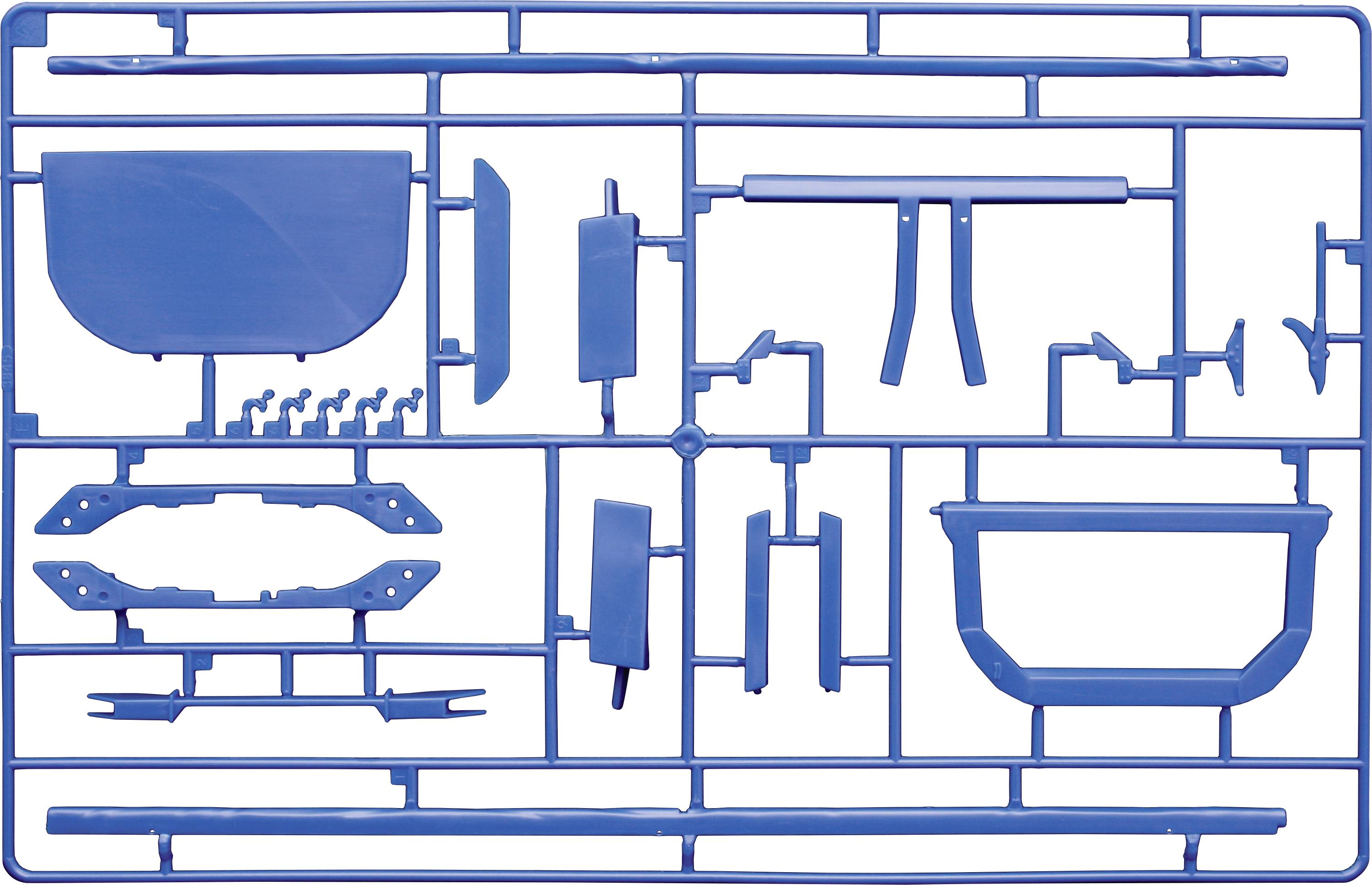 Italeri 3845 Muldenkipper-Anhänger Truckmodell Bausatz 1:24