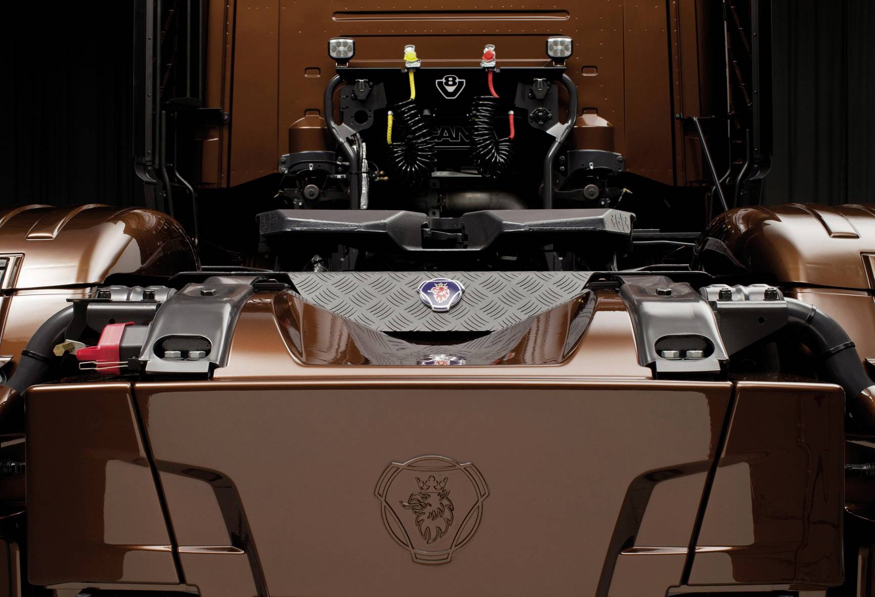 Italeri 3897 Scania R730 V8 Black Amber Truckmodell Bausatz 1:24