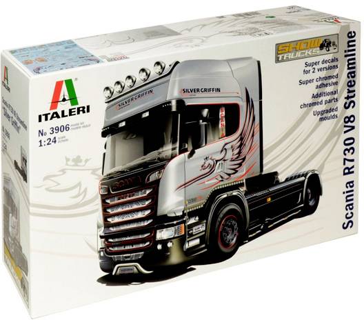 Italeri 3906 Scania R730 Streamline 4x2 Truckmodell Bausatz 1:24