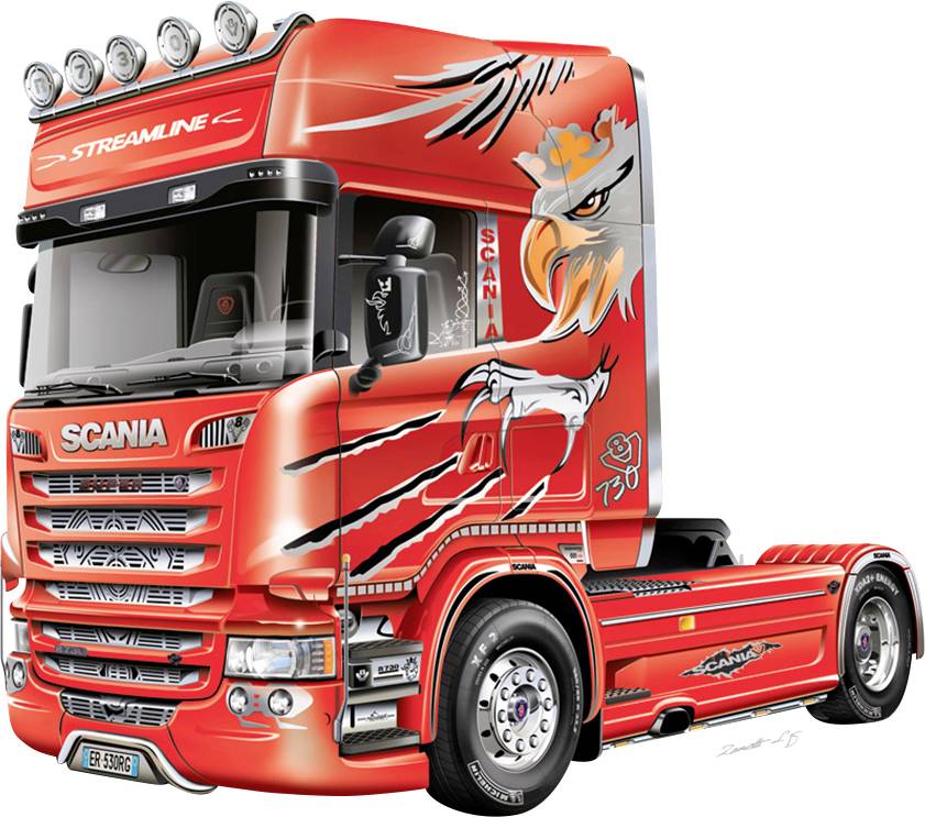 Italeri 3906 Scania R730 Streamline 4x2 Truckmodell Bausatz 1:24