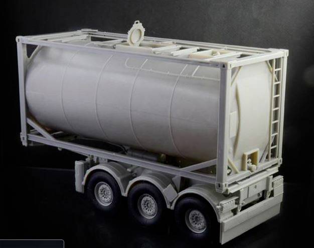 Italeri 3929 Tecnokar Trailer w/ 20ft Tank Truckmodell Bausatz 1:24
