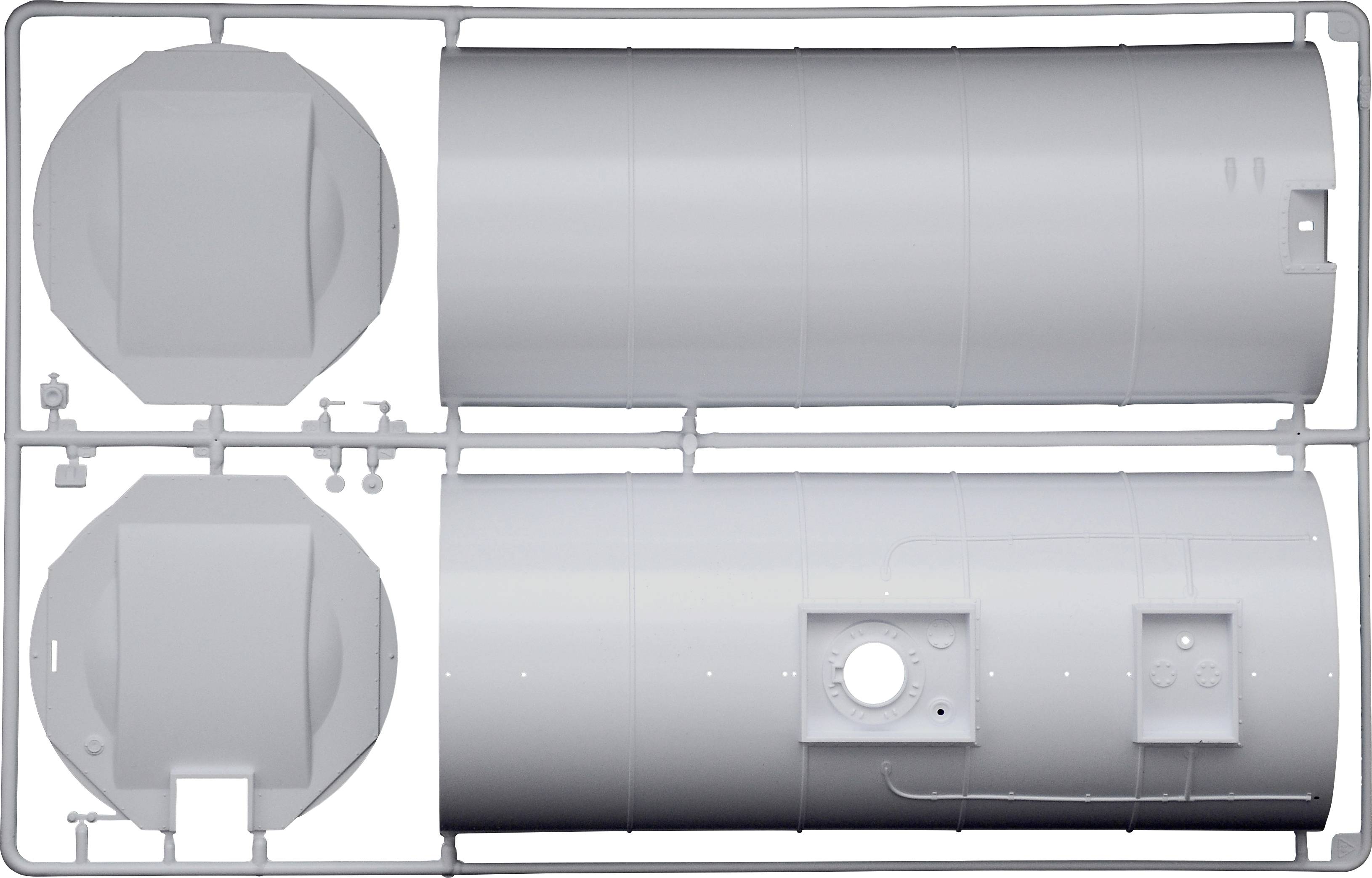 Italeri 3929 Tecnokar Trailer w/ 20ft Tank Truckmodell Bausatz 1:24