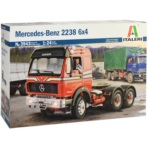 Italeri 3943 Mercedes-Benz 2238 6x4 Truckmodell Bausatz 1:24