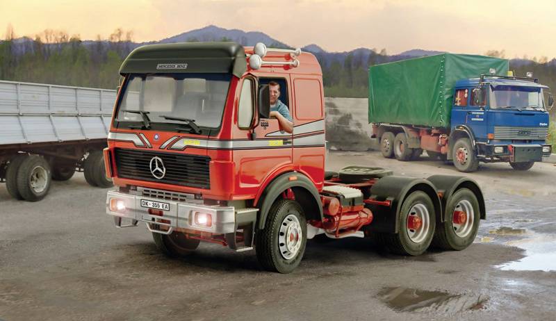 Italeri 3943 Mercedes-Benz 2238 6x4 Truckmodell Bausatz 1:24