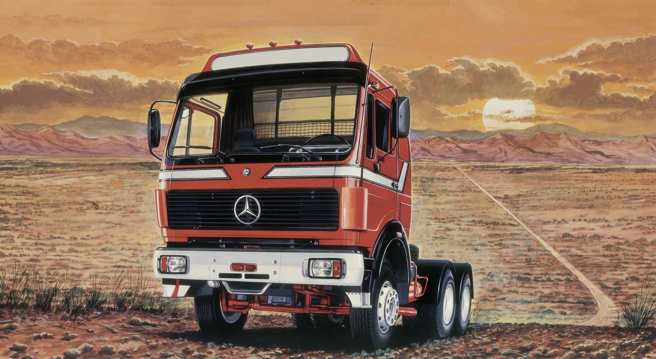 Italeri 3943 Mercedes-Benz 2238 6x4 Truckmodell Bausatz 1:24