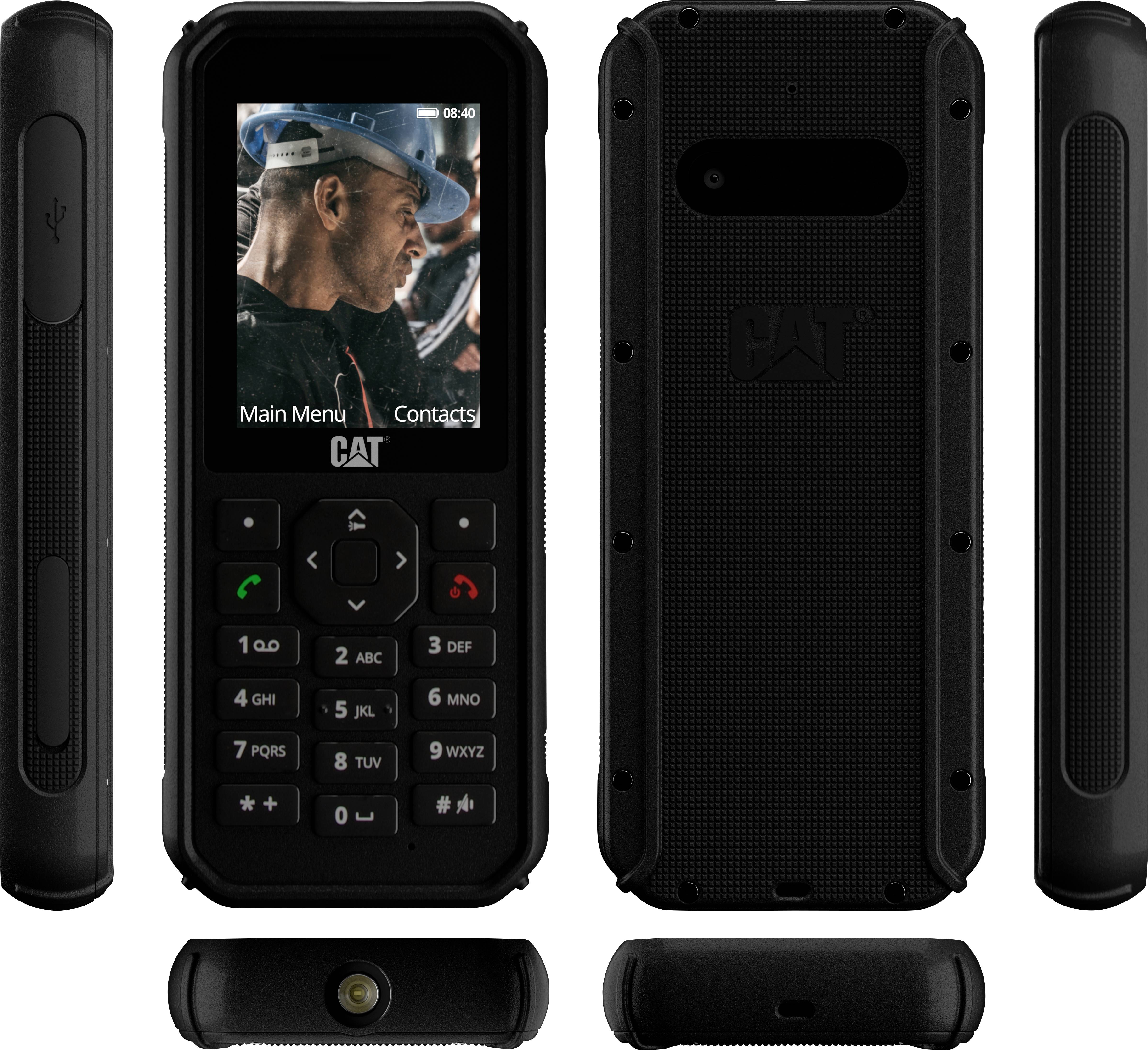 CAT B40 Dual-SIM-Handy B-Ware (Serviceware / sehr gut), Schwarz