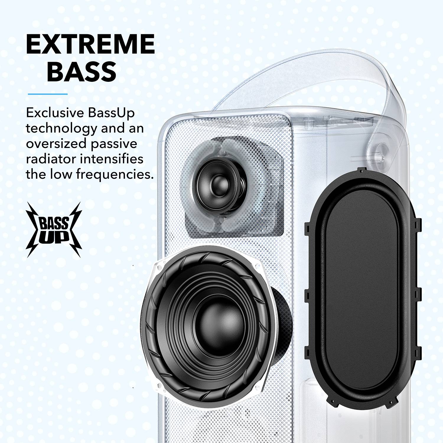 Anker Soundcore Rave Mega Bluetooth® Lautsprecher Schwarz