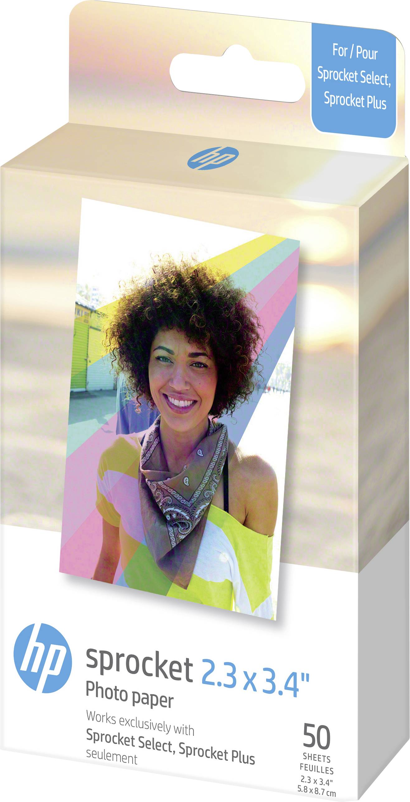 HP Sprocket HPIZL2X350 Fotodrucker Fotopapier 50 St.