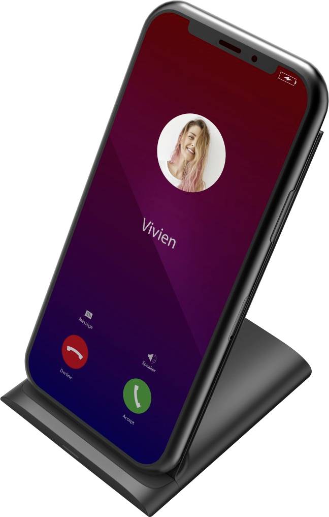 Hama Induktions-Ladegerät 2000mA HR6QI-FC10S Basic Line 00188323 Ausgänge Induktionslade-Standard Schwarz