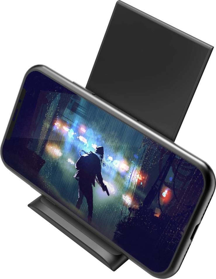 Hama Induktions-Ladegerät 2000mA HR6QI-FC10S Basic Line 00188323 Ausgänge Induktionslade-Standard Schwarz