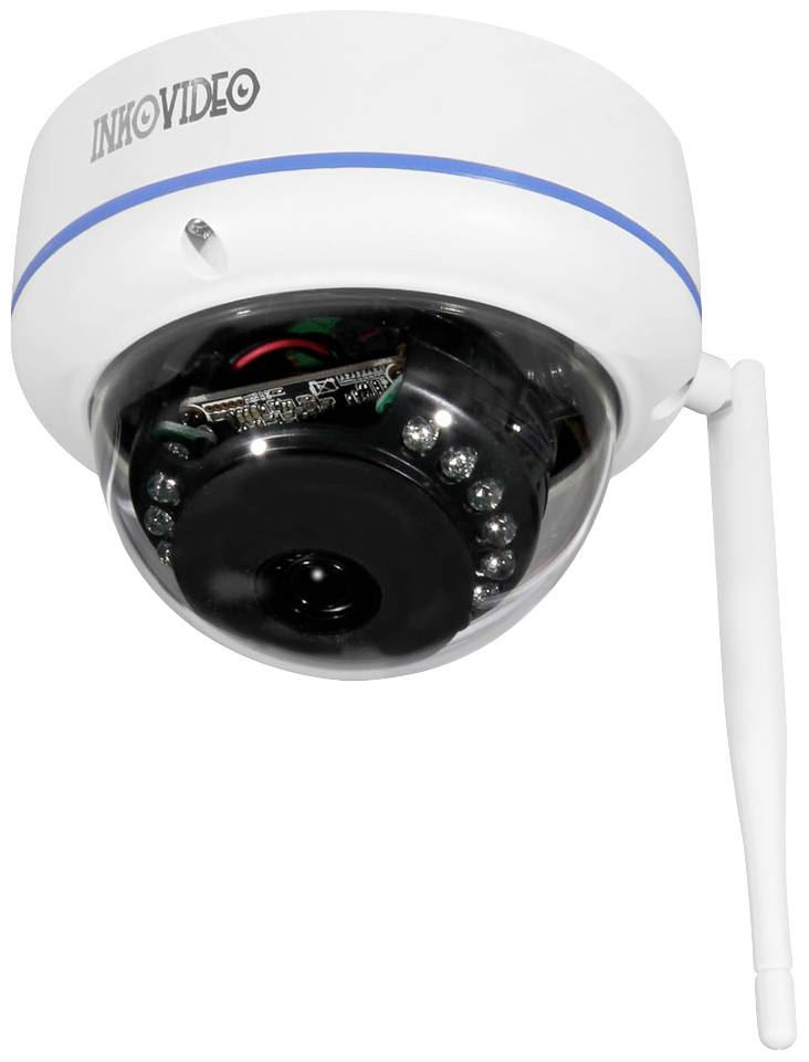 Inkovideo INKO-22M-D in22md WLAN IP-Überwachungskamera-Set 4-Kanal mit 4 Kameras 1920 x 1080 Pixel