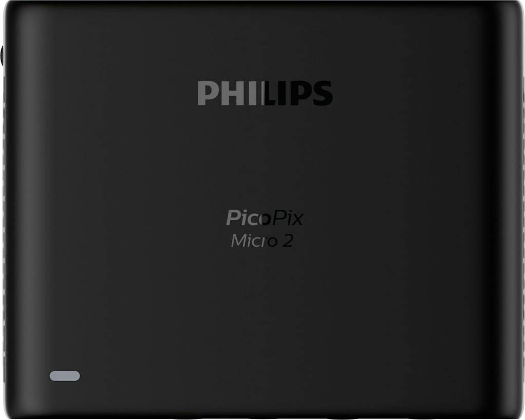 Philips Beamer PicoPix Micro 2 DLP 854 x 480 WVGA, 1920 x 1080 HDTV 600 : 1 Schwarz