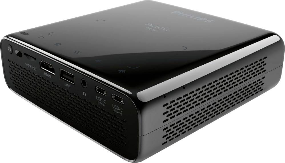 Philips Beamer PicoPix Max DLP Helligkeit: 850 lm 1920 x 1080 HDTV, 3840 x 2160 UHD 10000 : 1 Schwarz