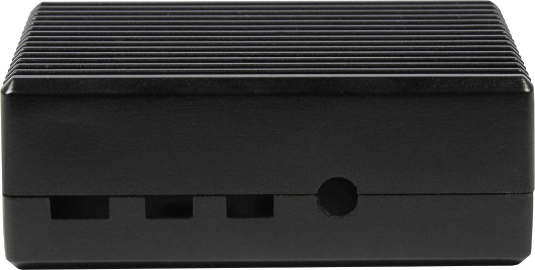 Allnet Aluminiumgehäuse Passend für (Entwicklungskits): Raspberry Pi® inkl. passiven Kühler Schwarz