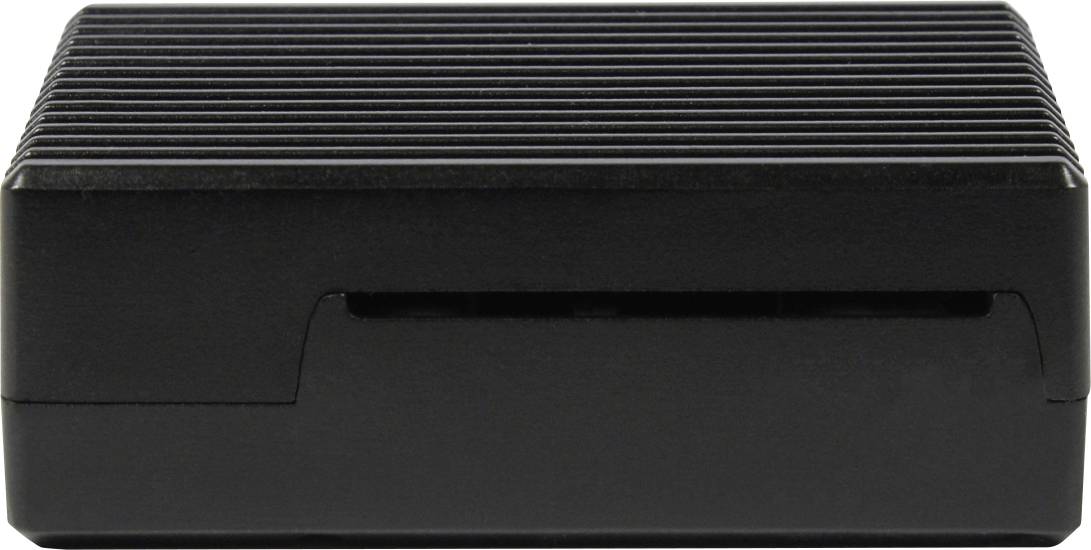 Allnet Aluminiumgehäuse Passend für (Entwicklungskits): Raspberry Pi® inkl. passiven Kühler Schwarz