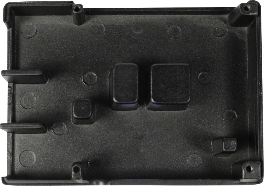 Allnet Aluminiumgehäuse Passend für (Entwicklungskits): Raspberry Pi® inkl. passiven Kühler Schwarz