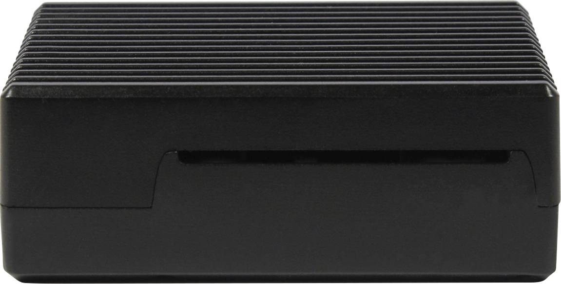 Allnet Aluminiumgehäuse Passend für (Entwicklungskits): Raspberry Pi® inkl. passiven Kühler Schwarz